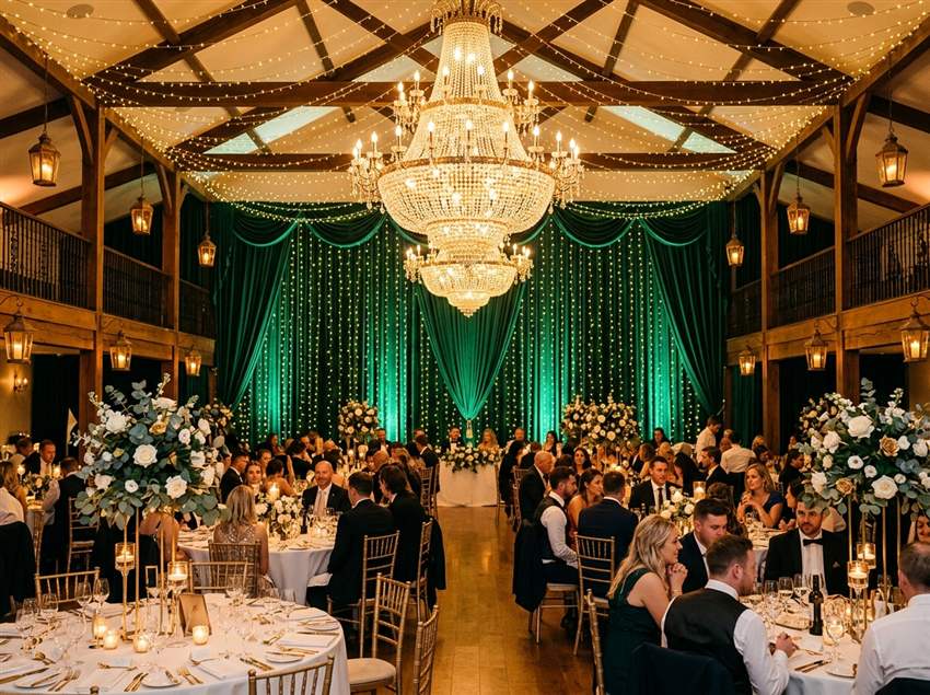 Crystal Chandelier Lighting by Dream Party Decor